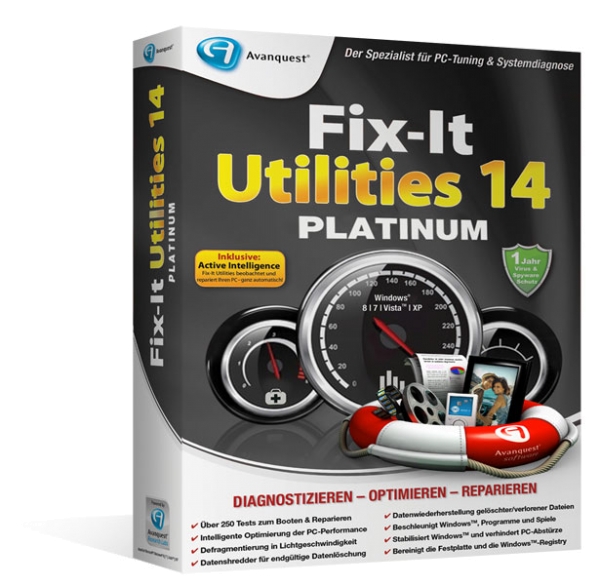 Avanquest Fix-It Utilities 14 Platino
