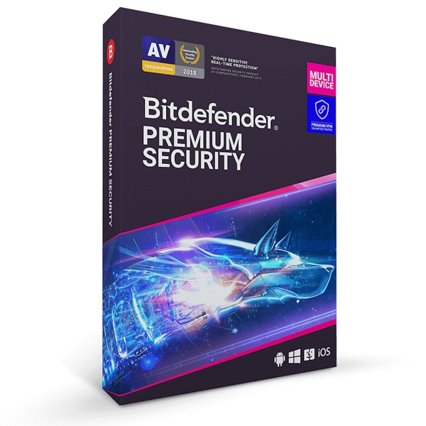 Bitdefender Premium Security 2020, 10 Dispositivos1 Añoincl. Premium VPN