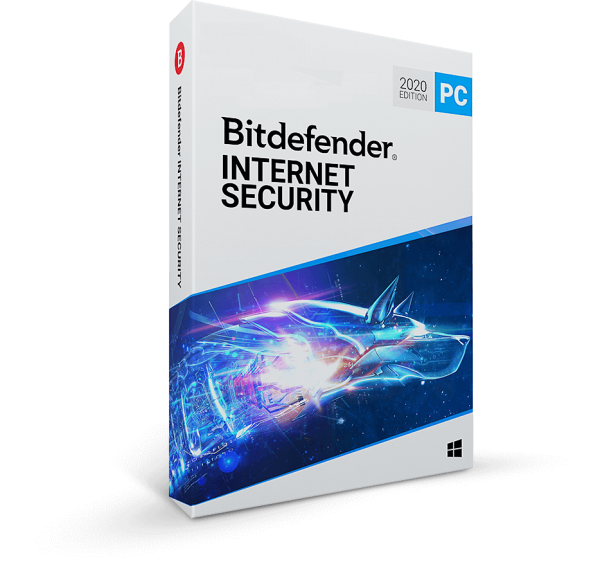 Bitdefender Internet Security 2020, 1 Año+ 3 meses, versión completa